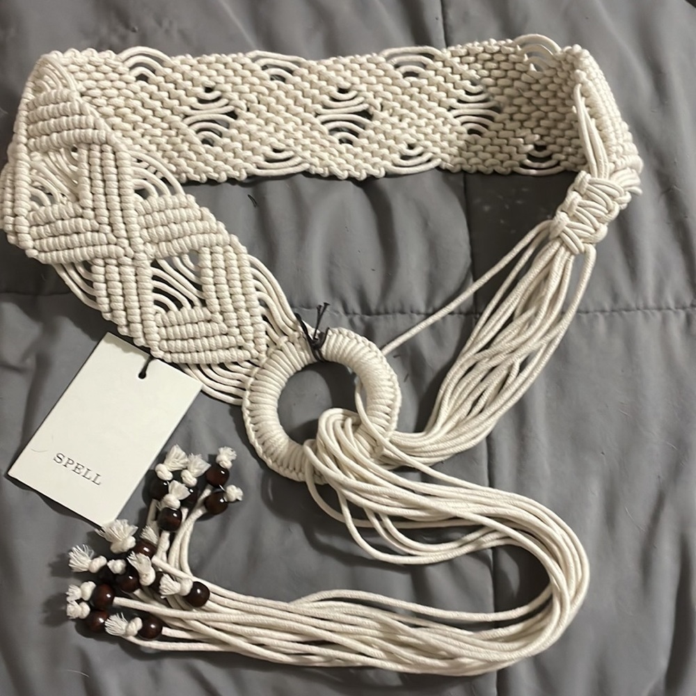 SPELL lady palm rope belt Lady Palm Rope Belt - Picture 5 of 5